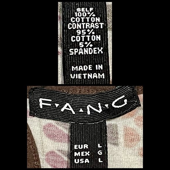 ▪️FANG▪️ Vtg-Style Op Art Keyhole Back Tunic Top - Picture 7 of 8